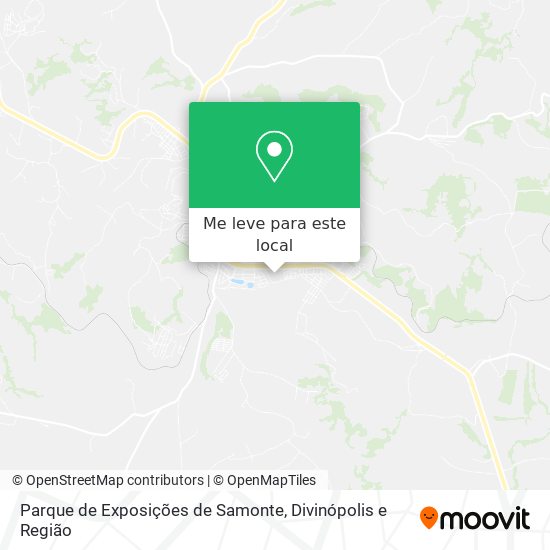 Parque de Exposições de Samonte mapa