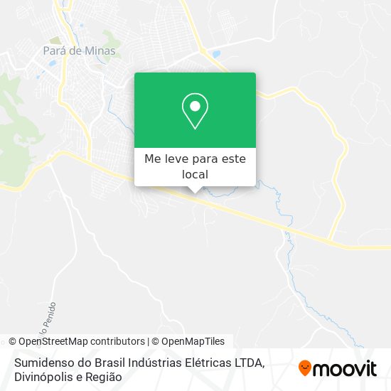 Sumidenso do Brasil Indústrias Elétricas LTDA mapa