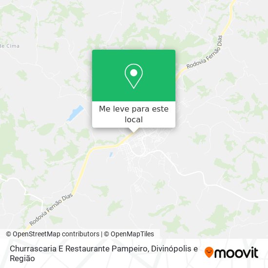 Churrascaria E Restaurante Pampeiro mapa