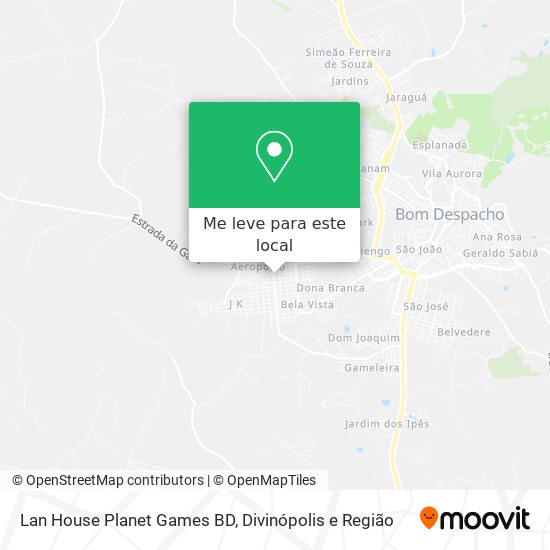 Lan House Planet Games BD mapa