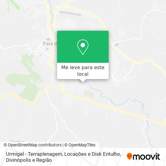 Urmigel - Terraplenagem, Locações e Disk Entulho mapa