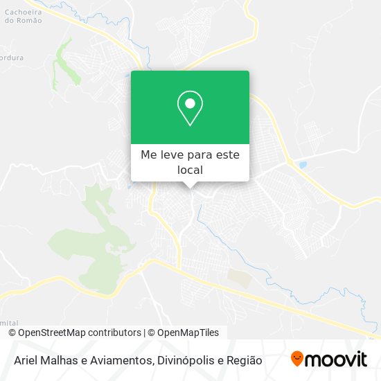 Ariel Malhas e Aviamentos mapa