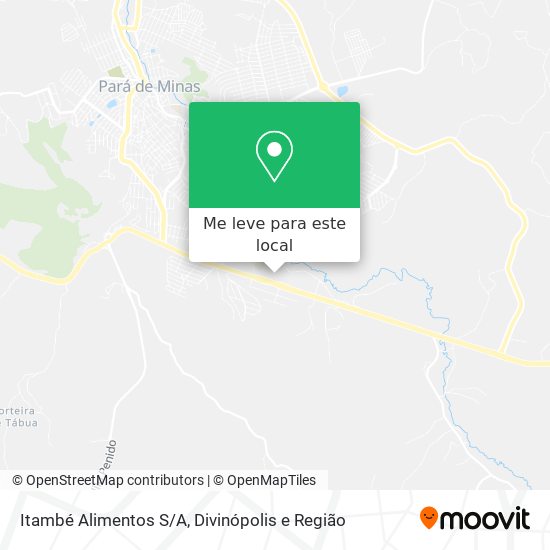 Itambé Alimentos S/A mapa