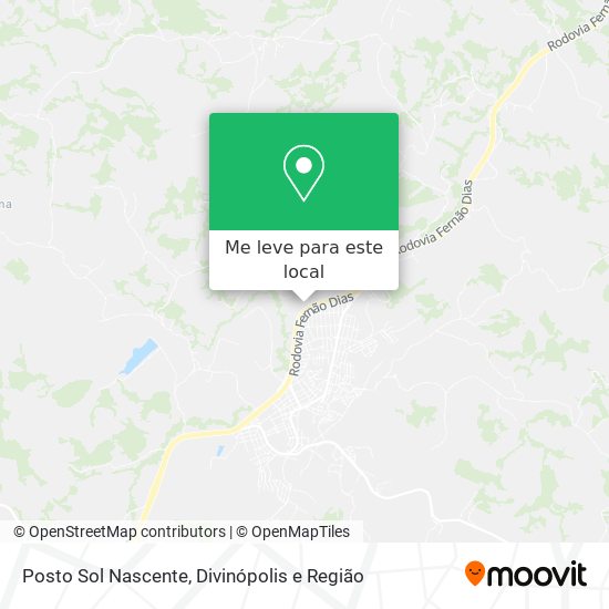 Posto Sol Nascente mapa