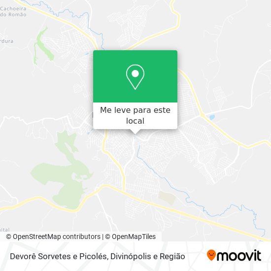 Devorê Sorvetes e Picolés mapa