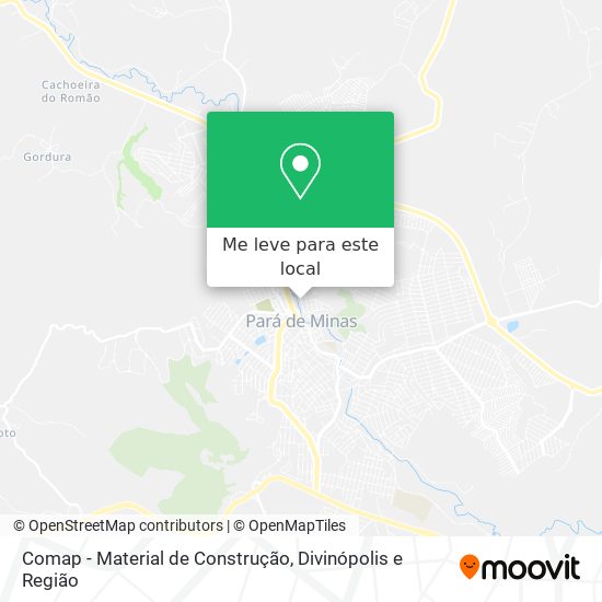 Comap - Material de Construção mapa