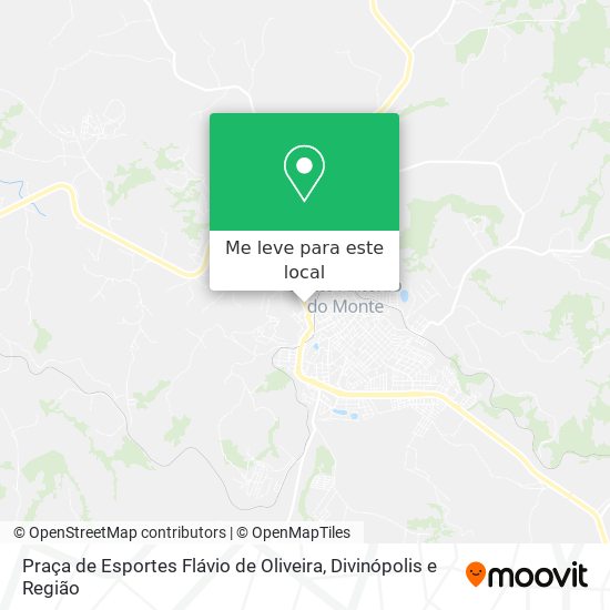 Praça de Esportes Flávio de Oliveira mapa