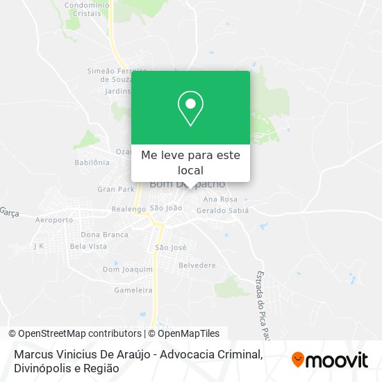 Marcus Vinicius De Araújo - Advocacia Criminal mapa