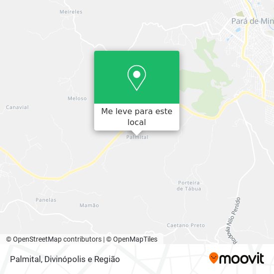 Palmital mapa
