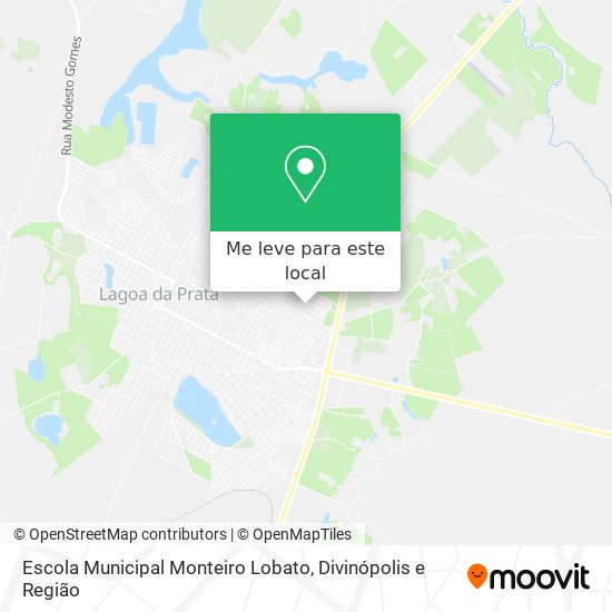 Escola Municipal Monteiro Lobato mapa