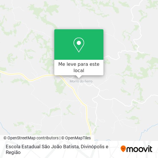 Escola Estadual São João Batista mapa