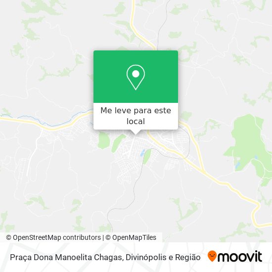 Praça Dona Manoelita Chagas mapa