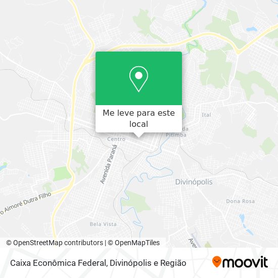 Caixa Econômica Federal mapa