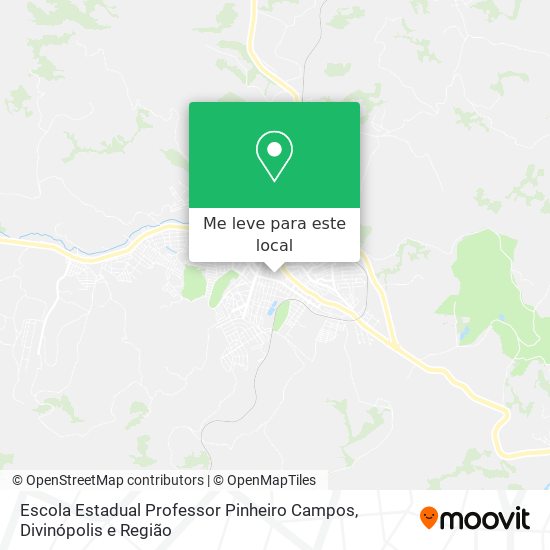 Escola Estadual Professor Pinheiro Campos mapa