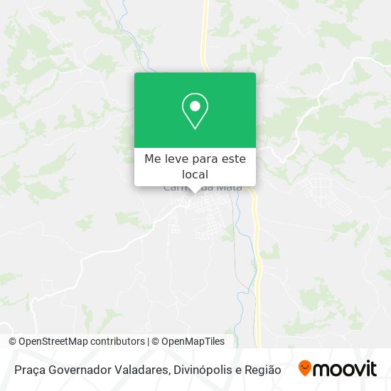Praça Governador Valadares mapa