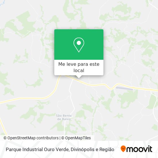 Parque Industrial Ouro Verde mapa