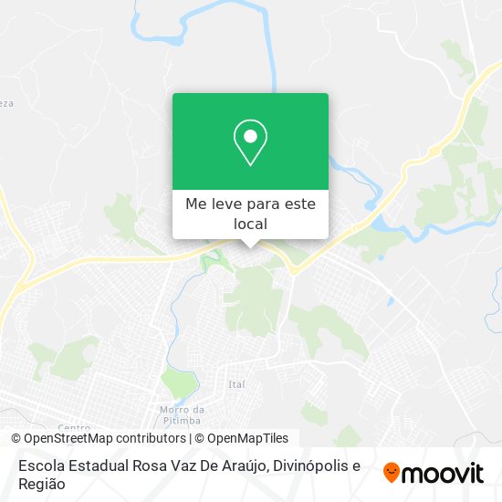 Escola Estadual Rosa Vaz De Araújo mapa