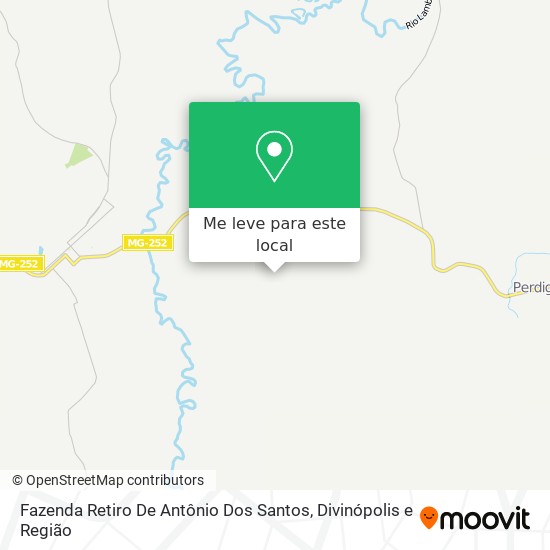 Fazenda Retiro De Antônio Dos Santos mapa