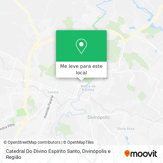 Catedral Do Divino Espírito Santo mapa