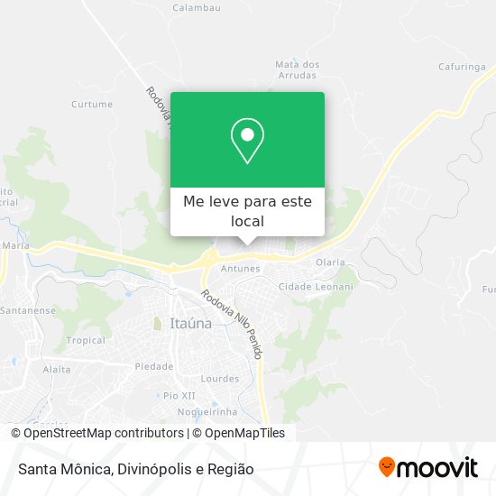 Santa Mônica mapa
