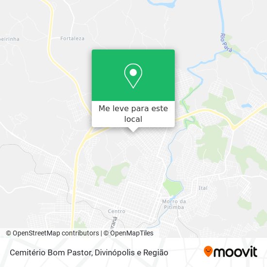 Cemitério Bom Pastor mapa