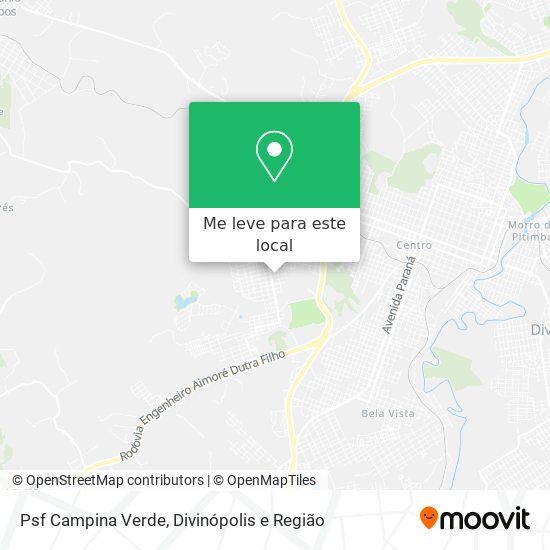 Psf Campina Verde mapa