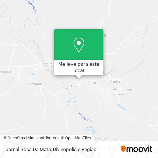 Jornal Boca Da Mata mapa
