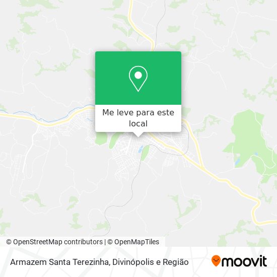 Armazem Santa Terezinha mapa