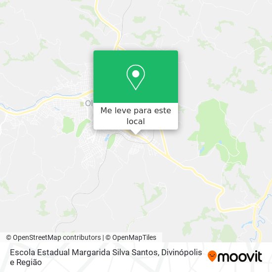 Escola Estadual Margarida Silva Santos mapa