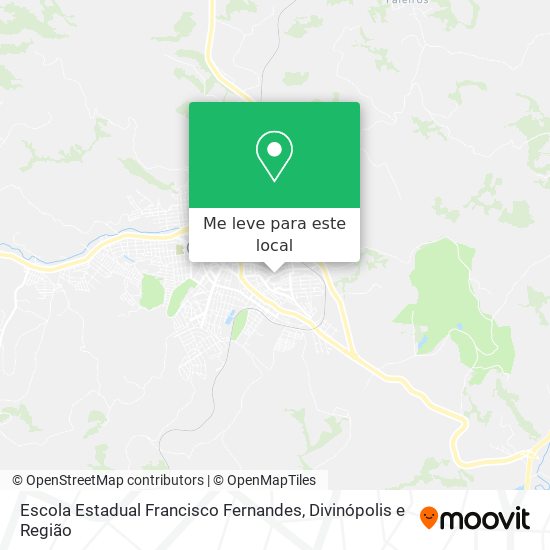 Escola Estadual Francisco Fernandes mapa