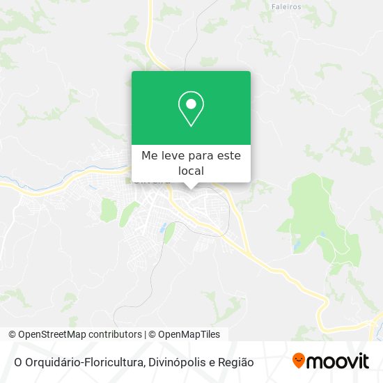 O Orquidário-Floricultura mapa