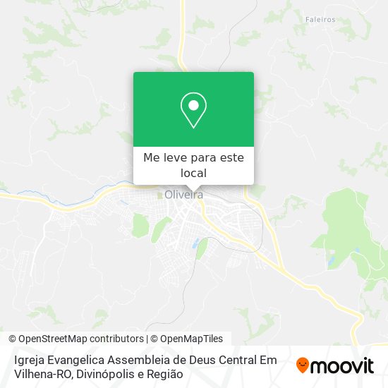 Igreja Evangelica Assembleia de Deus Central Em Vilhena-RO mapa