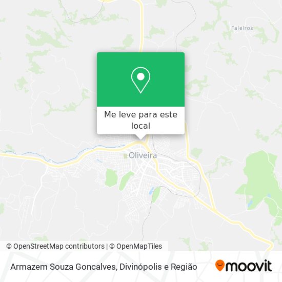 Armazem Souza Goncalves mapa