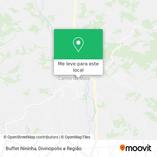 Buffet Nininha mapa