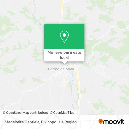Madeireira Gabriela mapa