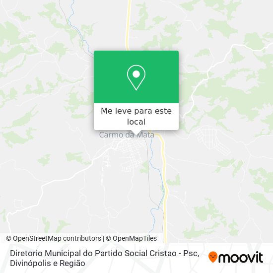 Diretorio Municipal do Partido Social Cristao - Psc mapa