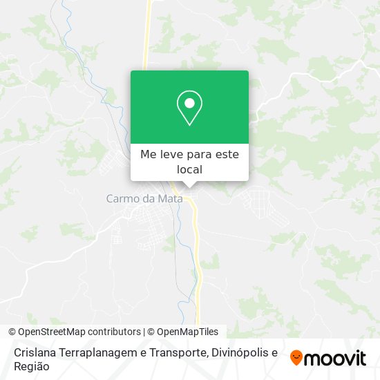 Crislana Terraplanagem e Transporte mapa