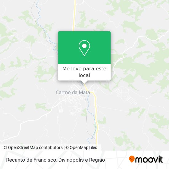 Recanto de Francisco mapa