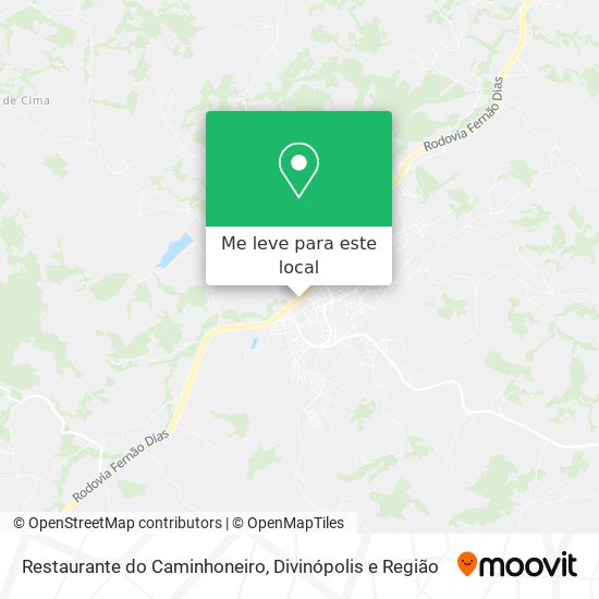 Restaurante do Caminhoneiro mapa