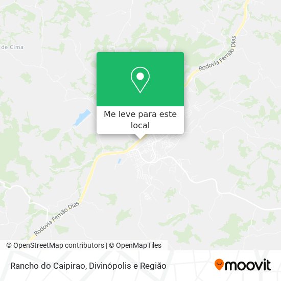 Rancho do Caipirao mapa