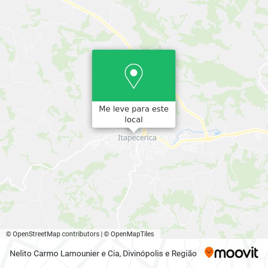 Nelito Carmo Lamounier e Cia mapa