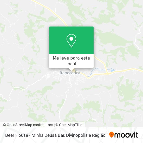 Beer House - Minha Deusa Bar mapa