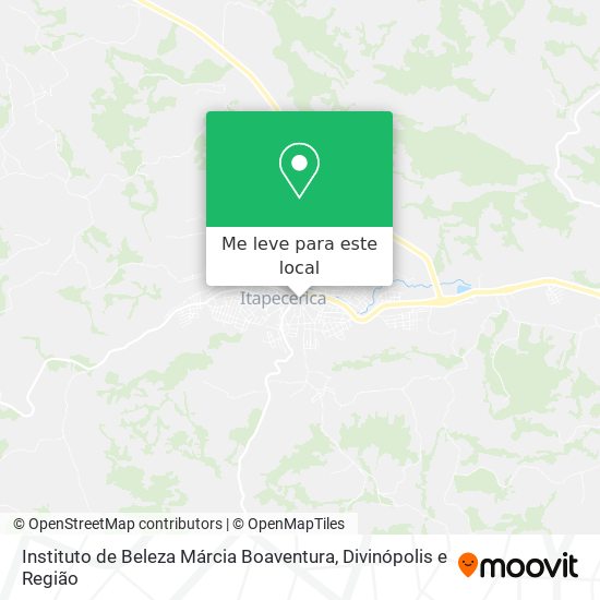 Instituto de Beleza Márcia Boaventura mapa