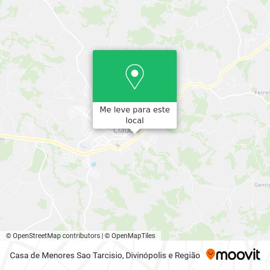 Casa de Menores Sao Tarcisio mapa