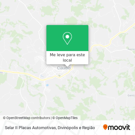 Selar II Placas Automotivas mapa