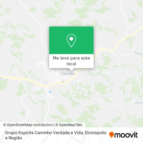 Grupo Espirita Caminho Verdade e Vida mapa