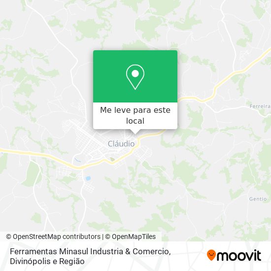 Ferramentas Minasul Industria & Comercio mapa