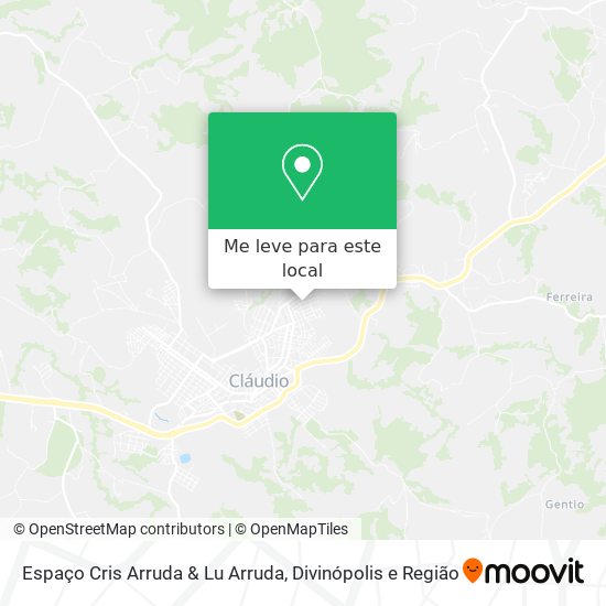 Espaço Cris Arruda & Lu Arruda mapa
