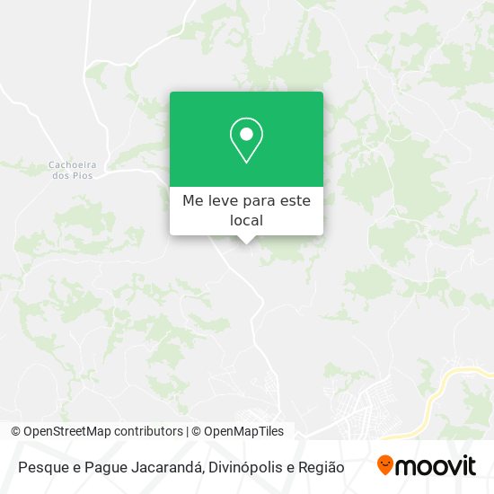 Pesque e Pague Jacarandá mapa
