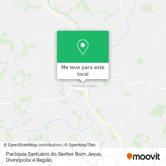 Paróquia Santuário do Senhor Bom Jesus mapa